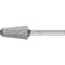 Pferd Carbide Bur - 14 Degree Taper, DBL Cut - 5/8" x 1-5/16" x 1/4" Shank - SL-6 25182 - alternate 1